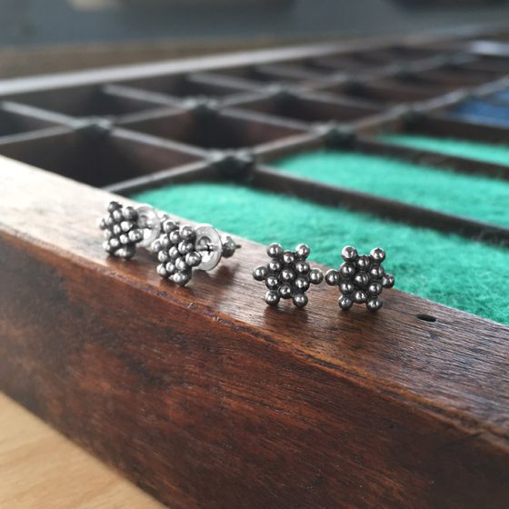 small star earrings