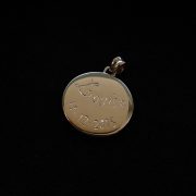 christening medal