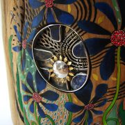 handmade silver brooch