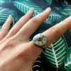 unisex silver signet ring