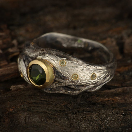 Forest ring with tourmaline 3