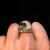 layered tourmaline ring